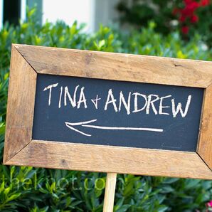 Chalkboard Wedding Sign