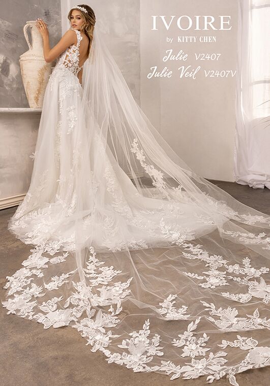 IVOIRE by KITTY CHEN JULIE, V2407 A-Line Wedding Dress - 4