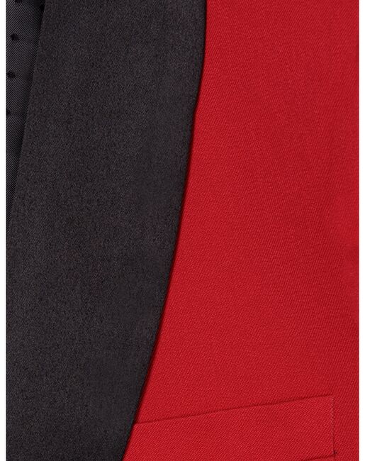 BLACKTIE "London" Kids Red Tuxedo (5-Piece Set) Flower Girl Dress and Ring Bearer Outfit - 5