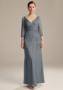 AW Bridal AW Nawab Dress Gray Mother Of The Bride Dress - thumbnail - 1