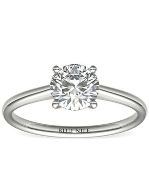 Blue Nile Round Cut Engagement Ring