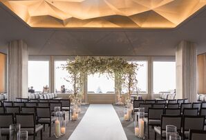 Elegant Chuppah Covered With Cherry Blossoms