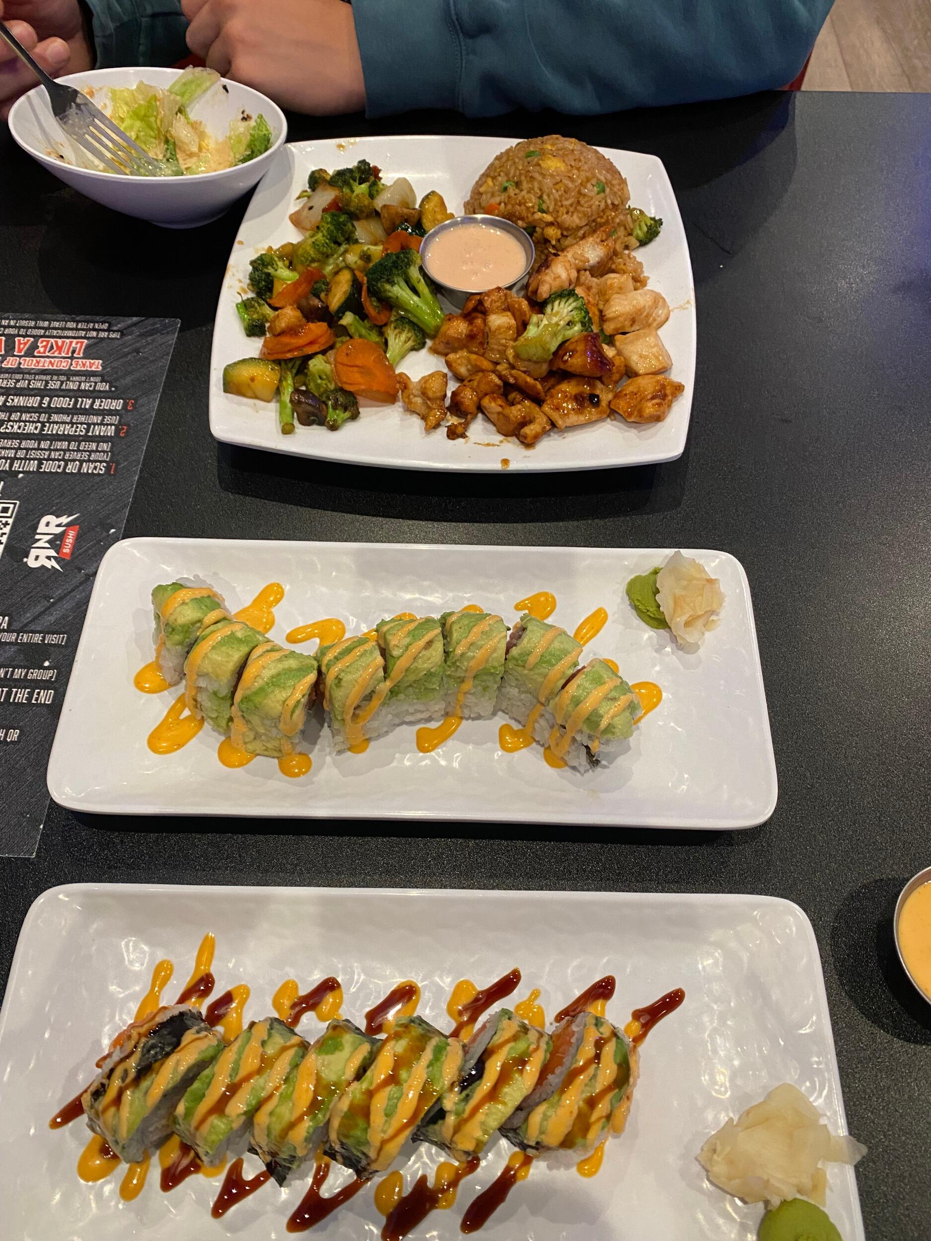 Our first date was on October 28, 2021! We went to Rock n Roll sushi in Tallahassee. 