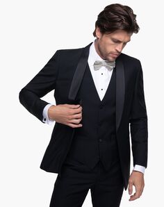 Generation Tux Black Shawl Lapel Tuxedo Black Tuxedo