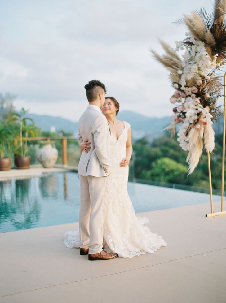 Bride and Groom Portraits in Phuket, Thailand