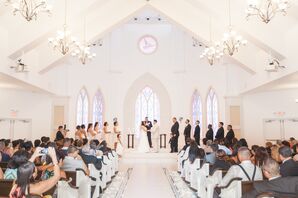 All-White Faith Assembly Wedding Ceremony