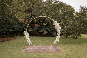 Wedding Arch at The Cummer Museum of Art & Gardens in Jacksonville, Florida