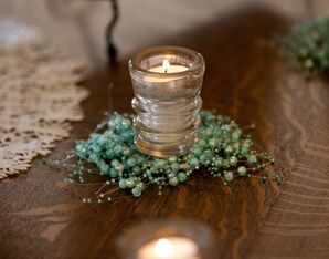 Simple Clear Glass Candle