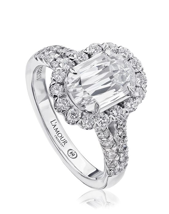 Christopher Designs Elegant Oval Cut Engagement Ring - 1