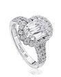 Christopher Designs Elegant Oval Cut Engagement Ring - thumbnail - 1