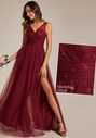 Ever-Pretty ESS0014 V-Neck and Plunge Bridesmaid Dress - thumbnail - 1