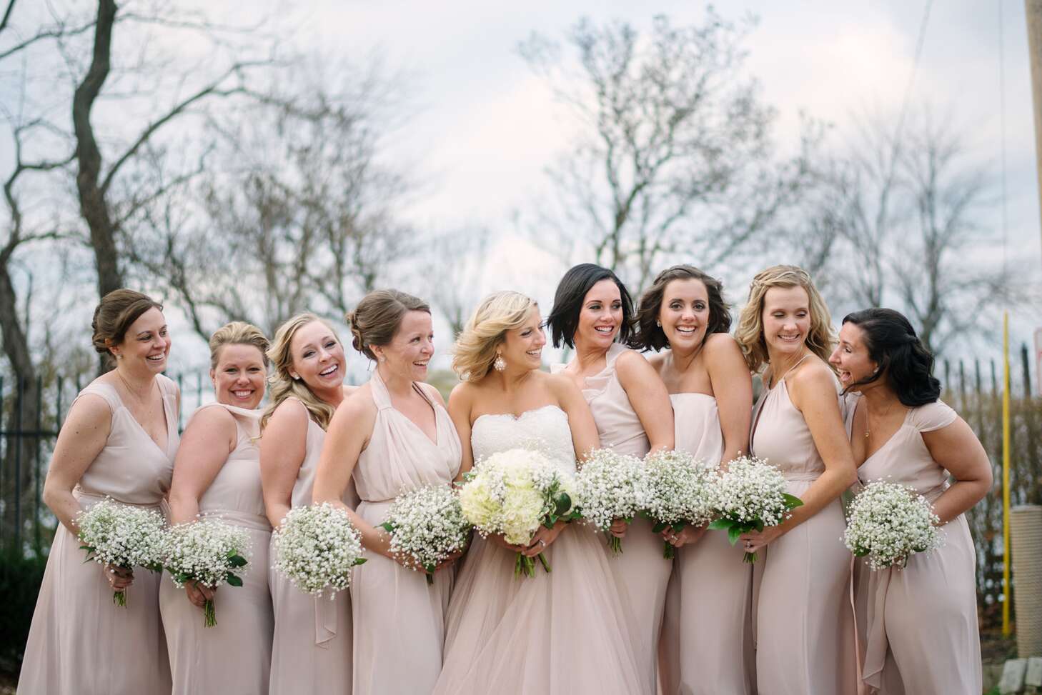 chiffon ruched bridesmaid dress Mint Green Cowl Neck Ruched Slit Sheath Chiffon Bridesmaid Dress main image 0