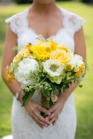 Yellow Bridal Bouquet