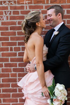 Pink Strapless Custom Leanne Marshall Dress