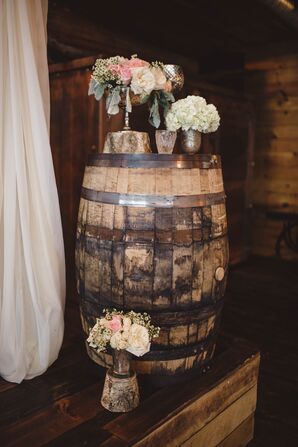 Rustic Glam Flower Altar Decor