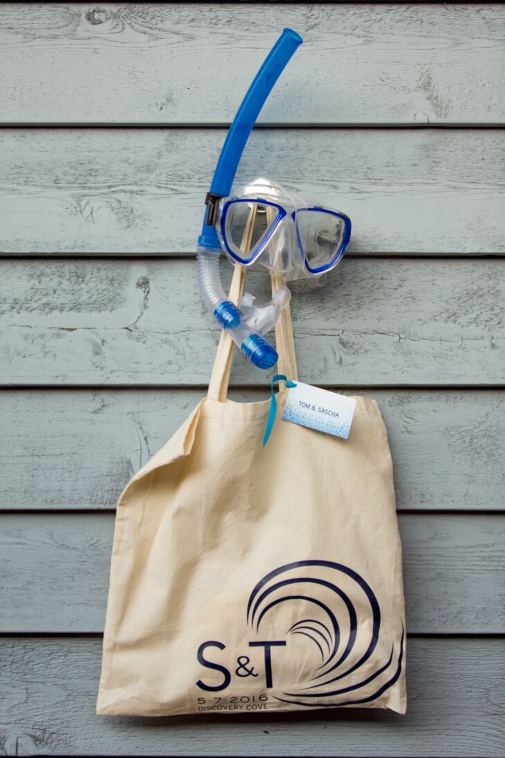 Personalized Nautical Welcome Tote Bags