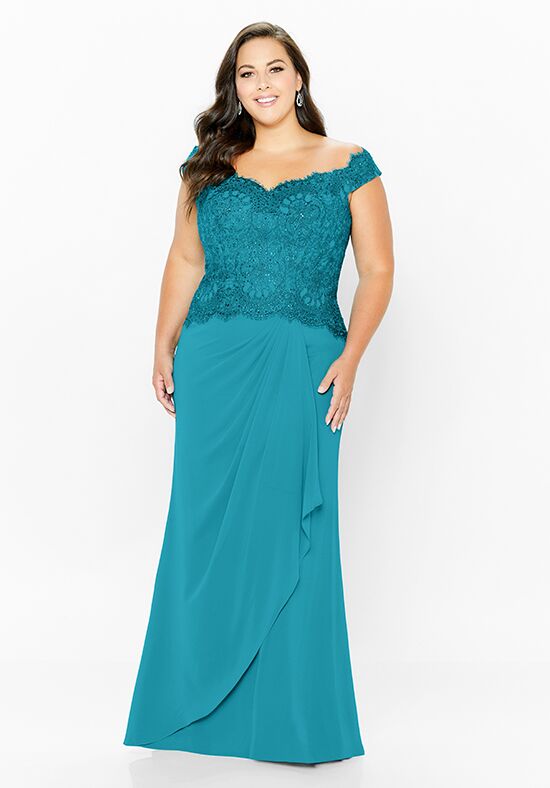 Montage by Mon Cheri 116937 Blue Mother Of The Bride Dress - 1
