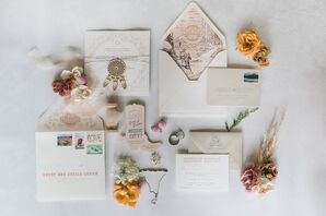 Cowboy-Inspired Invitation Suite for Wedding at Saddle Wood Farms in Murfreesboro, Tennessee