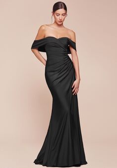 Ladivine CD790 Off the Shoulder Bridesmaid Dress