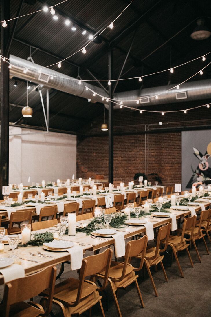 Reception Tables at PAIKKA in St. Paul, Minnesota