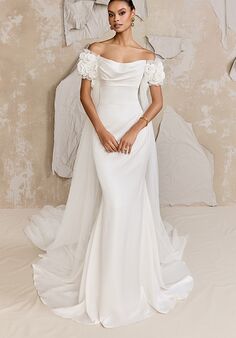 Justin Alexander Signature Atwood Fit-and-Flare Wedding Dress