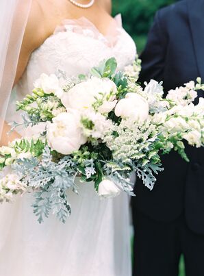 Green and Blush Bridal Bouquet