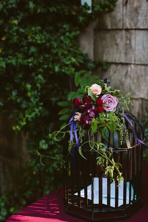 Garden-Inspired Birdcage Card Box