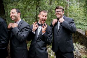 Black by Vera Wang Formal Groomsmen Tuxedos