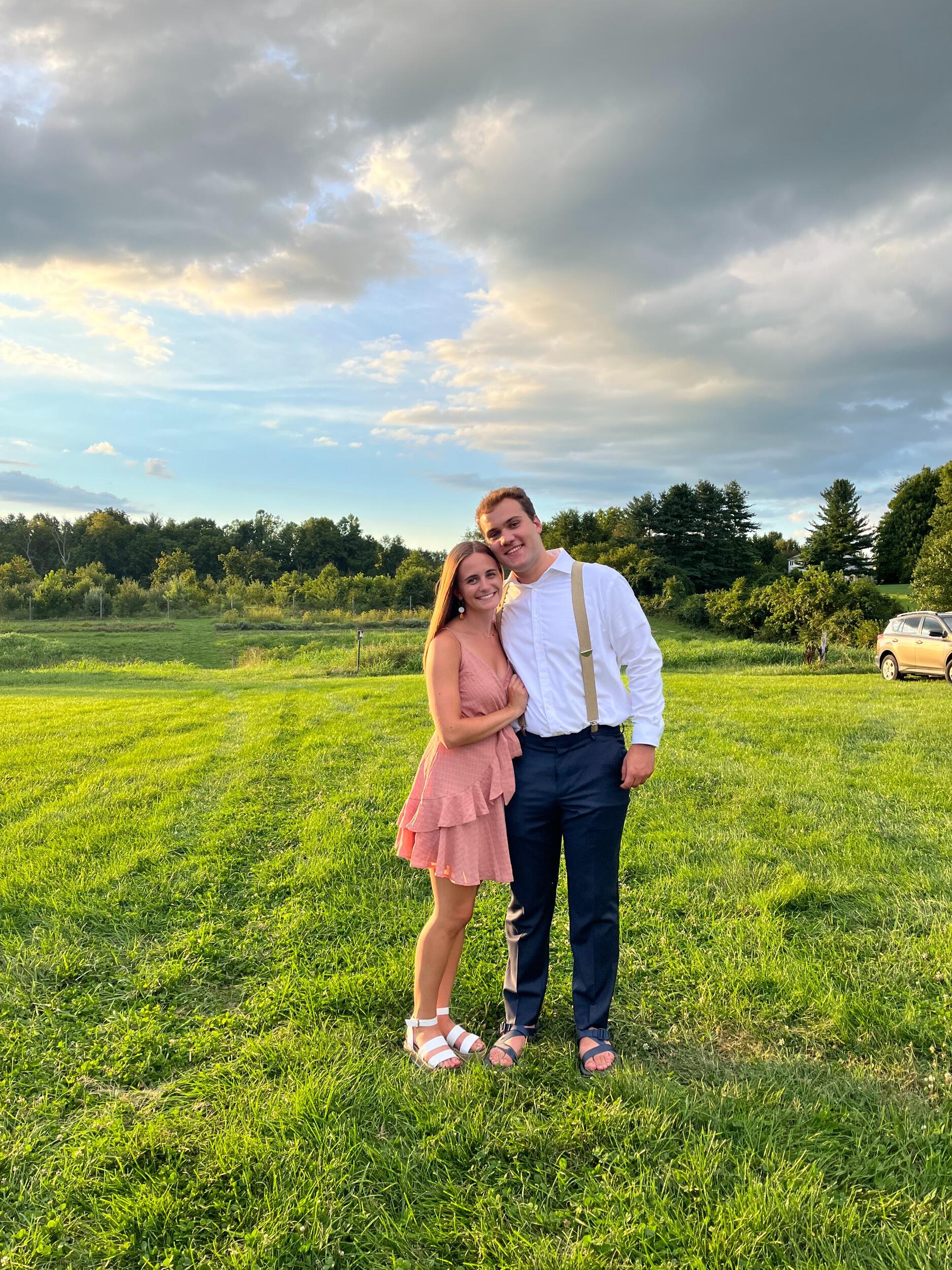 Celebrated Jake's sister, Ashley's, wedding