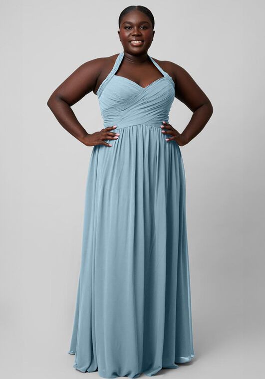 Kennedy Blue Ginger Halter Bridesmaid Dress - 3