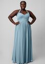 Kennedy Blue Ginger Halter Bridesmaid Dress - thumbnail - 3