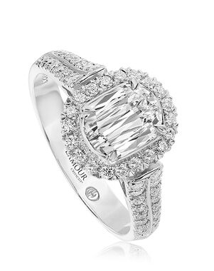 Christopher Designs Classic Emerald, Oval Cut Engagement Ring