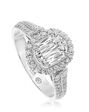 Christopher Designs Classic Emerald, Oval Cut Engagement Ring - thumbnail - 1