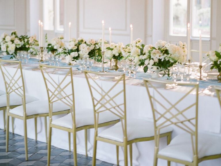 Wedding Centerpieces White and Green