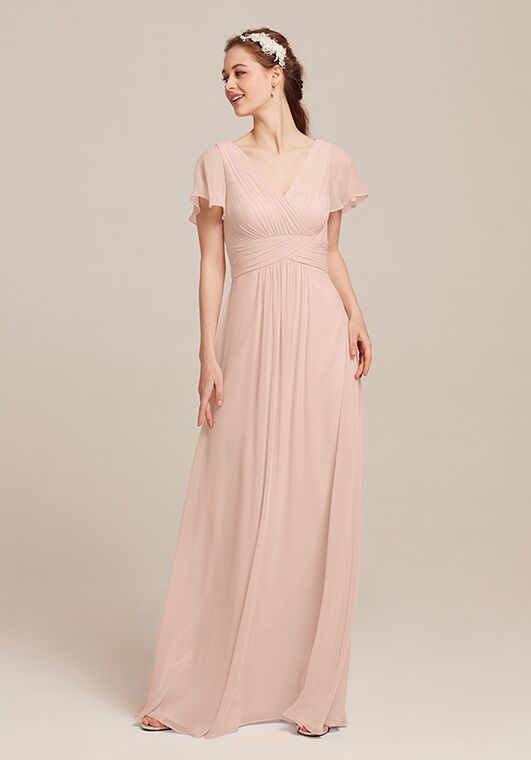 AW Bridal AW Griffin Dress V-Neck Bridesmaid Dress - 3