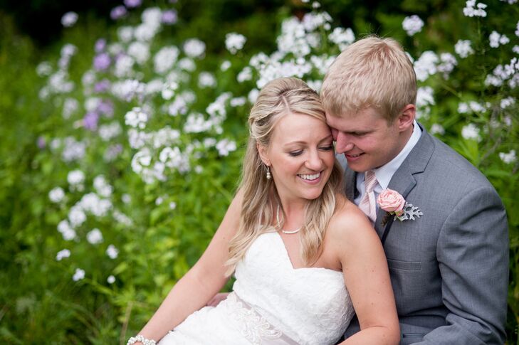 Amber Harrigan (27 and an elementary school counselor) and Andy Harrigan (29 and a disability services employer) met while attending graduate school f