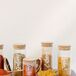 Calligraphed Spice Canisters as Place Card Alternatives