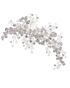AW Bridal AW BRIDAL Wedding Hair Clip Bridal Hair Comb Rhinestones Wedding Hair Accessories for Brides Flower Girl Bridal Hair Pieces (Sliver) Silver Pins, Combs + Clip - thumbnail - 1