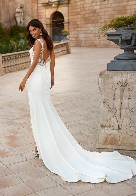 Moonlight Collection J6881 Mermaid Wedding Dress - 3