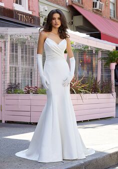 Morilee by Madeline Gardner Jodi, 4105 Fit-and-Flare Wedding Dress