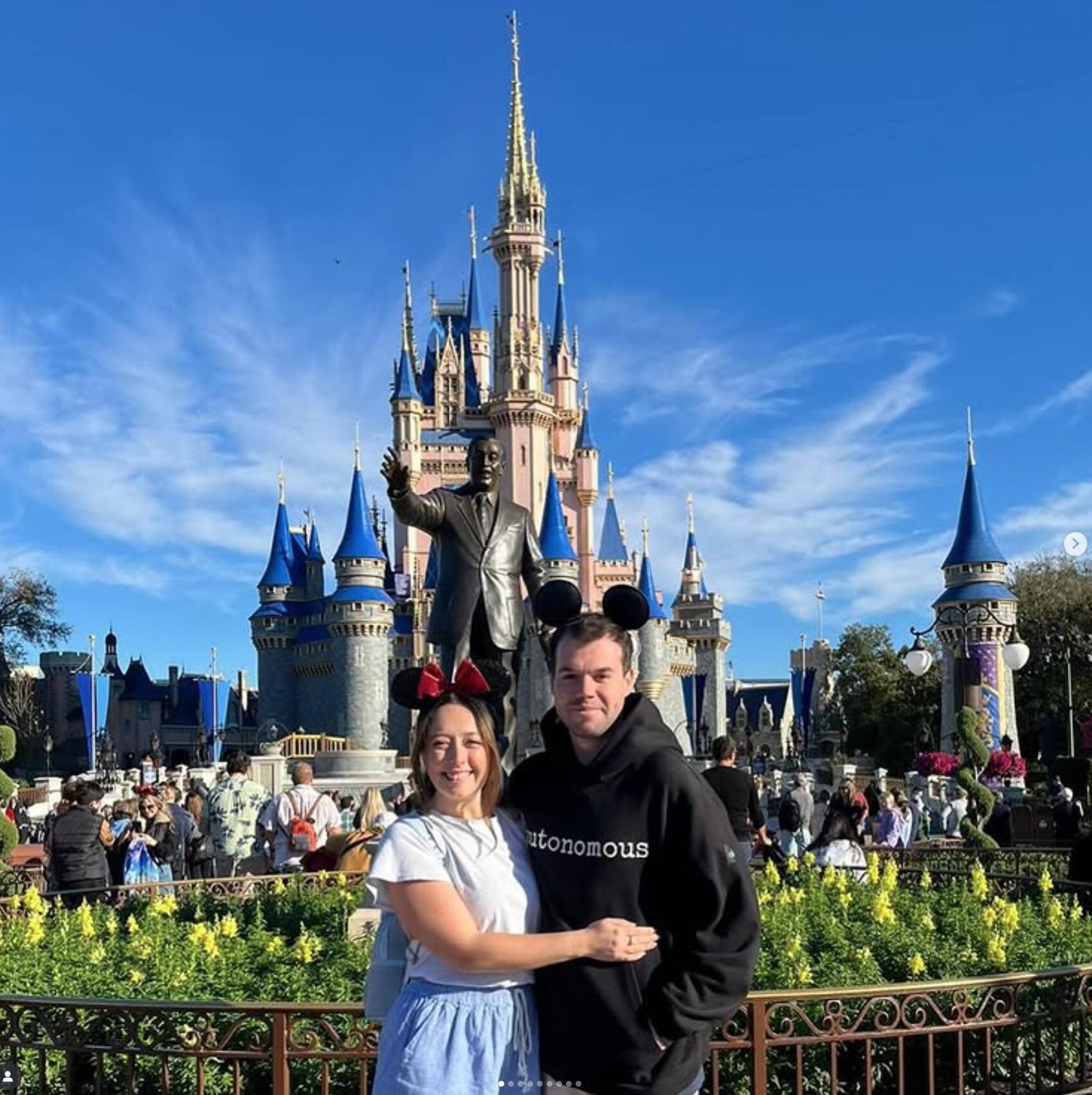 We go to Disney World on Valentines Day and everyone thinks we're getting engaged