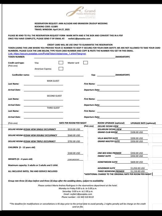 Picture of Reservation PDF