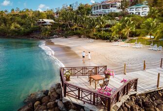 Couple on the beach.
