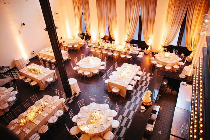 Modern Glam Wedding Reception
