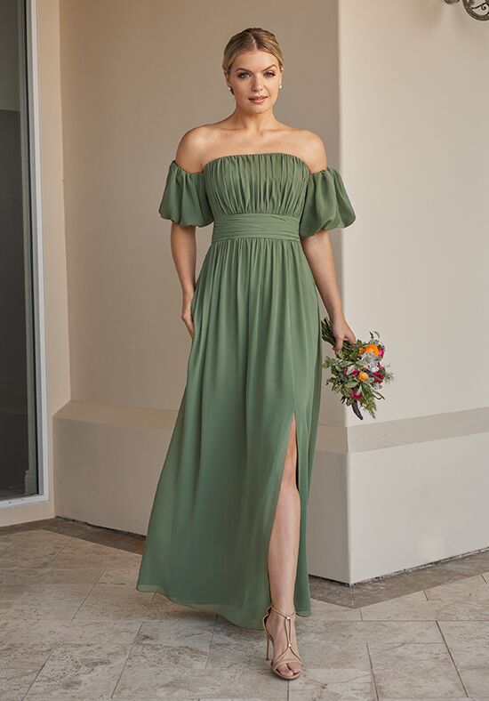 B2 Bridesmaids by Jasmine B253004 Off the Shoulder Bridesmaid Dress - 1