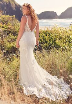 Rebecca Ingram LARKIN LYNETTE Sheath Wedding Dress