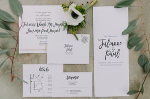 Minimal Black and White Invitation Suite