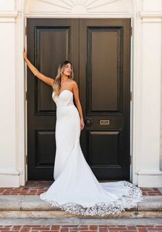 Stella York 7634 Column Wedding Dress