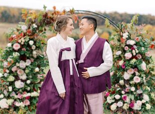 Taylor and Daniel made a good team when planning their bespoke wedding. “I loved conceptualizing the aesthetics and Daniel handled the logistics,” Tay