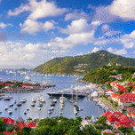 Photo of St. Barts as a LGBT honeymoon destination. 